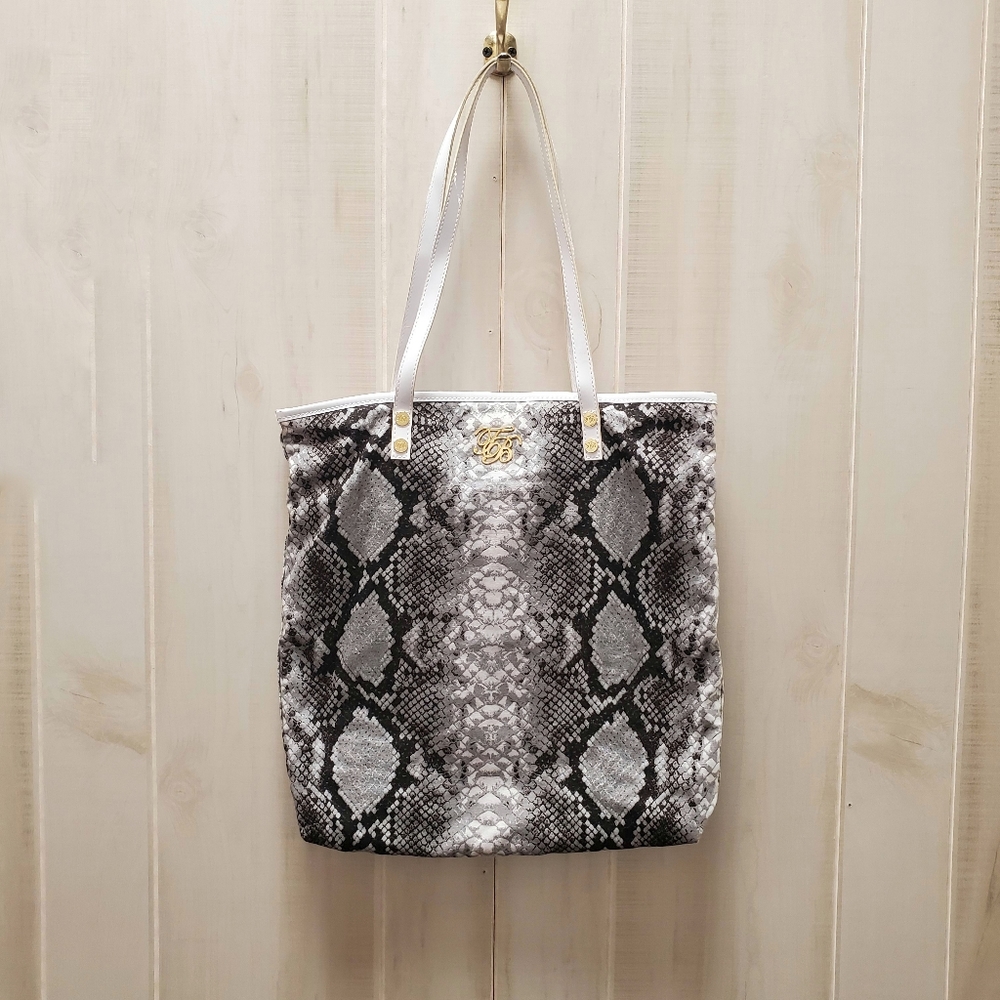 Ted Baker Python Shoulder Tote Bag Gym School Wor… - image 1